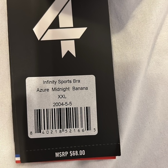FOURLAPS Women's Infinity Sports Bra XXL  NWT - Picture 5 of 6